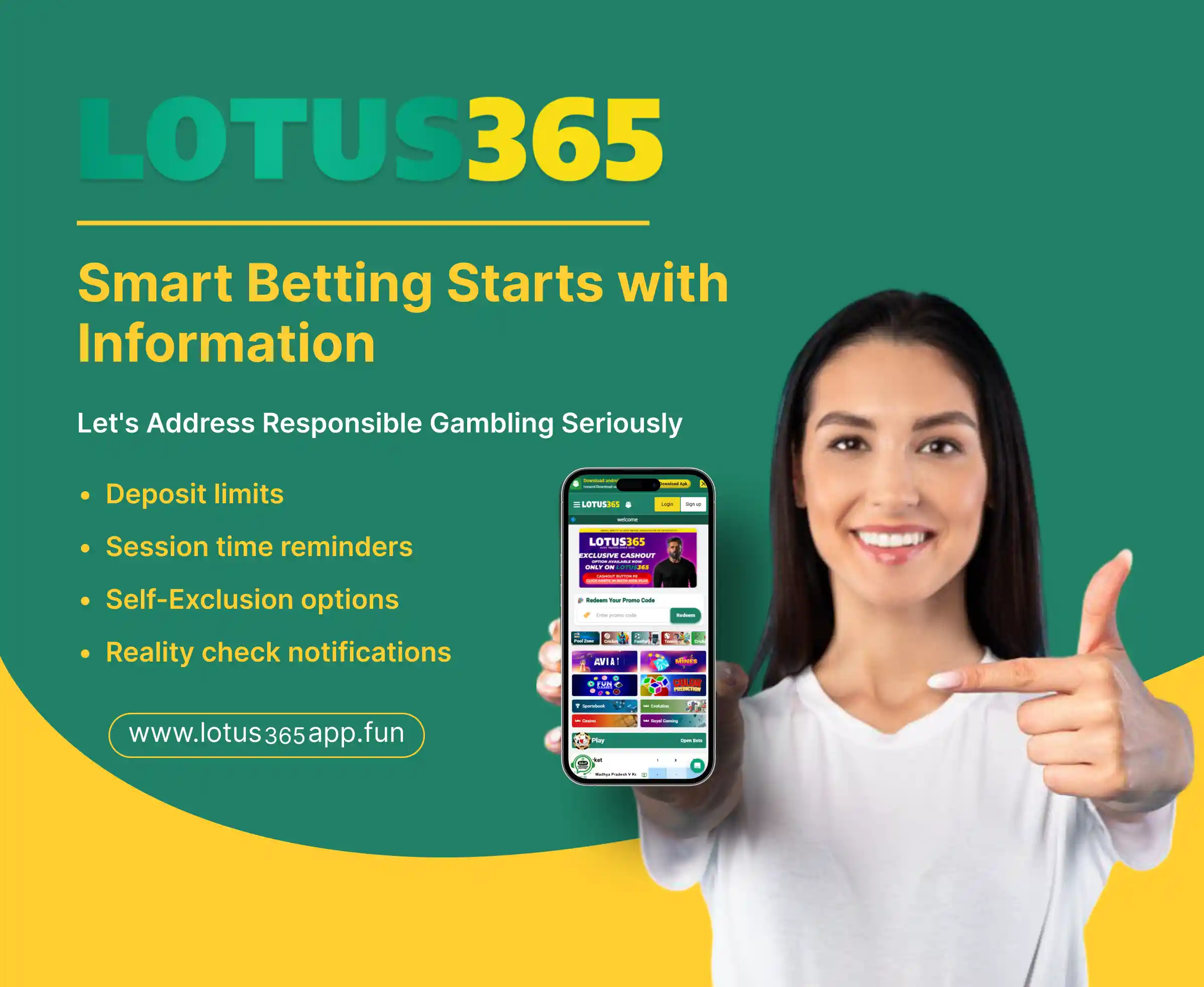 Smart betting With lotus365 app
